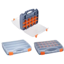 Uxcell 1 шт. Пластик модуль для хранения инструментов с лотком и органайзеры включает в себя съемный 4-32, маленький размер, Запчасти Коробки 12/13/15/18-дюймовые из АБС-пластика