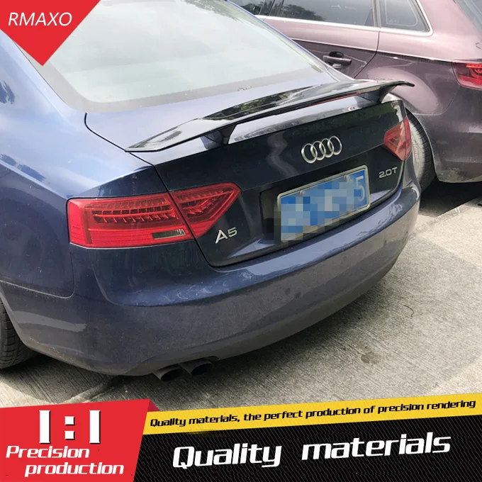 Спойлер для Audi A5 2009-2017 A7 TF спойлер из АБС-материала заднее крыло автомобиля