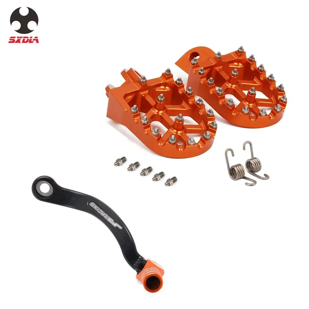 Для KTM SX XC XCW SXF XCFW EXC EXCF 125 150 250 350 400 450 500 рычаг переключения передач подножки опорные