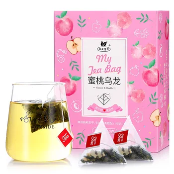 

2020 Mitaowulongcha Peach Oolong Tea Triangle Tea Bag for Clear Heat Cellulite and Promote Digestion Exquisite Boxed