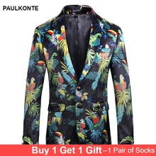 2019 Men's Printed Suit High Quality Business Casual Fashion Trend Men's Suit Party Party Men's blazer 2019 Men's Printed Suit High Quality Business Casual Fashion Trend Men's Suit Party Party Men's blazer