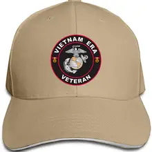 Американский морской корпус вьетнамская Эра Vet era n регулируемая бейсболка сэндвич Кепка
