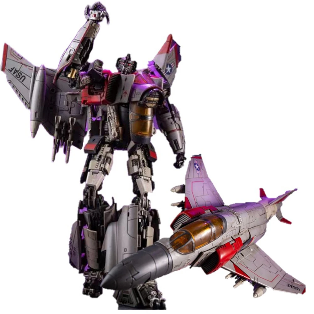 

Thunder Warrior SX01 SX-01 Blitzwing Plane With Light Triplechanger G1 SPL55 Deformation Robot Transformation Action Figure Toys