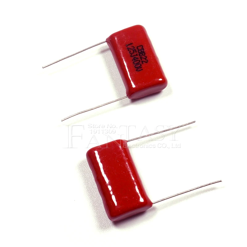 10 шт. 400V125 1 мкФ шаг 20 мм 400 в 125 CBB 125J400V полипропиленовый пленочный конденсатор|film