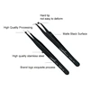 NATUHANA Anti-static Straight Eyelash Extension Tweezers Industrial Precision Curved Straight Lash Eyebrow Tweezers Makeup Tool 2