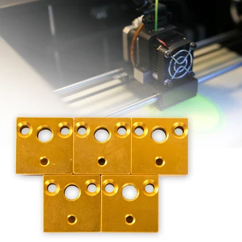 

5pcs Parts Heater Block 3D Printer Accessories Replacement Practical Heating Nozzle Durable Mini Professional For CR-10