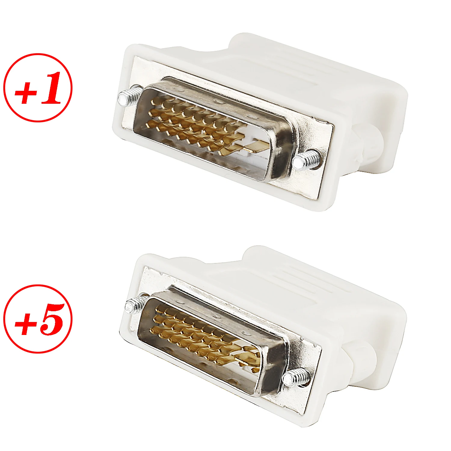 Адаптер-переходник для DVI D папа-Мама VGA VGA-DVI/24 + 1pin / 24 5 pin | Компьютеры и офис