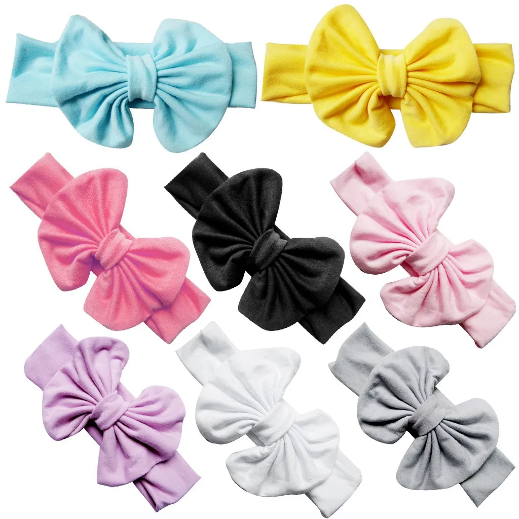 

Baby Soft Bow Hair Accessories Hair Tie Nylon Knot Hair Tie 8-piece Children's Jewelry Gift