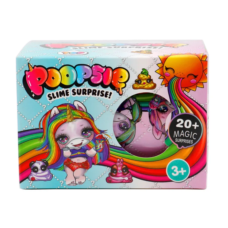 Haute qualité poopsie slime balle poupées merde filles jouets loisirs accessoires arc-en-ciel lumineux sensoriel jouets autisme drôle cadeau