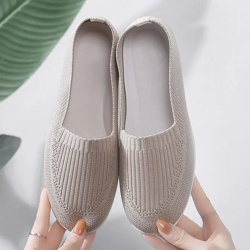 Women Casual Boat Shoes Ladies Slip On Ballet Flats Comfy Soft Zapatos Mujer Black Walking Footwear 2021 Spring New Loafers