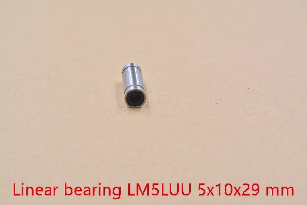 Удлиненный линейный подшипник LM5LUU 5 мм x 10 29 втулка шарика для круглый прямой