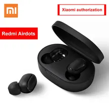 Xiaomi Redmi Airdots TWS Bluetooth 5,0 наушники сенсорные стерео с микрофоном Беспроводные спортивные наушники для Android и iOS