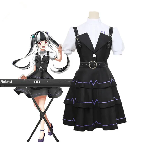 BanGDream 7thLIVE RAISE A SUILEN NyubaraReona костюм платье Хэллоуин повседневная одежда для девочек