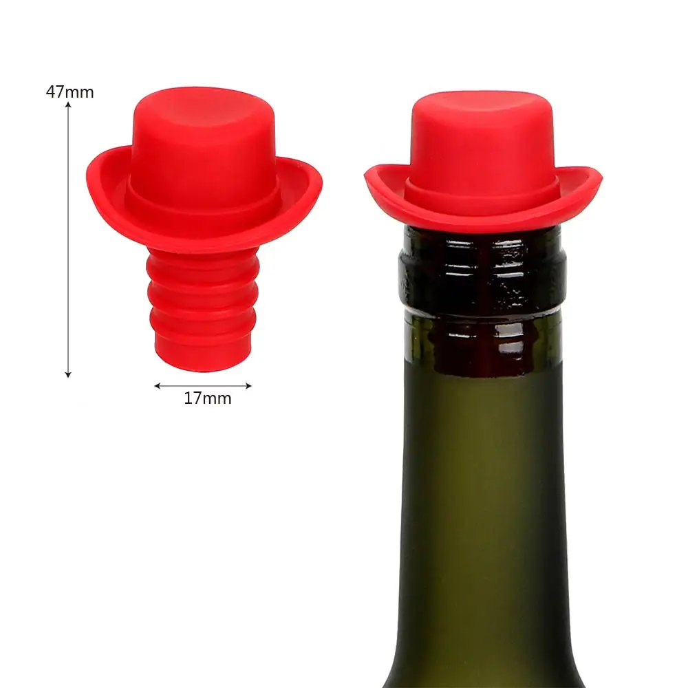 

Silicone Bottle Plug Cap, Beer Soda Cork, Wine Stopper, Bar Tools, Kitchen Bar Supplies, Formal Hat, Cap Cover