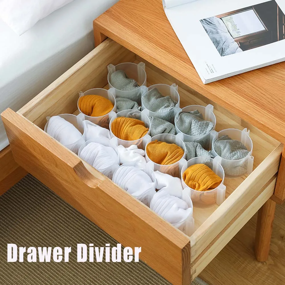 Diy Drawer Organizer Sorting Box Creative Combinatiob Divider For Sock Drawer Separator Household Storage Organizer Storage Drawers Aliexpress