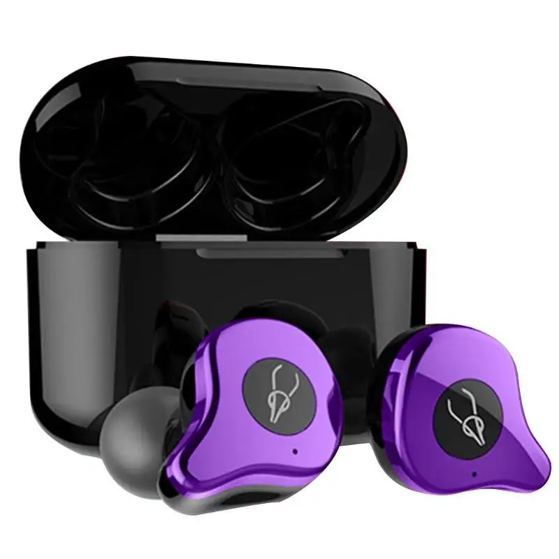Sabbat,, E12, TWS, Bluetooth 5,0, беспроводные наушники, Hi-Fi, стерео, шумоизоляция, наушники, спортивные наушники и чехол для зарядки - Цвет: C 1 pair