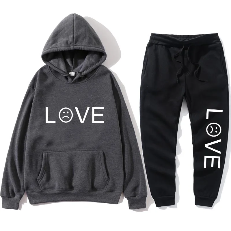 Men's Women's Hoodie Fashion Set Harajuku LOVE Letter Print Pullover Set Men's Women's Casual Suit Hoodie Hip Hop Hoodie Men's Women's Hoodie Fashion Set Harajuku LOVE Letter Print Pullover Set Men's Women's Casual Suit Hoodie Hip Hop Hoodie