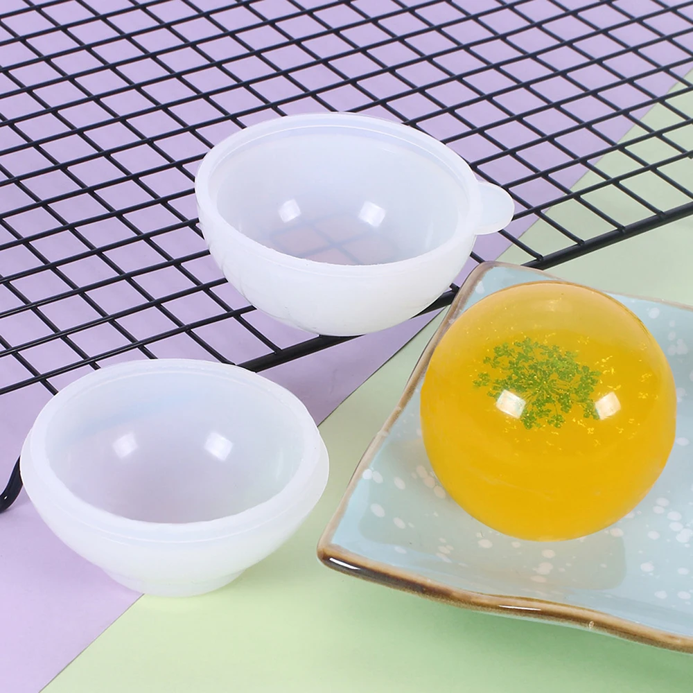 3D Sphere Ball Silicone Mold Round Clear Mould for UV Resin Epoxy Craft Supplies Soft | Дом и сад