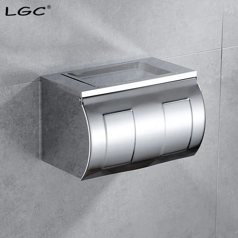 

Stainless Steel Toilet Paper Box Bathroom Waterproof Toilet Paper Roll Stand Bathroom Tissue Box with Ash Tray Manufacturers Who