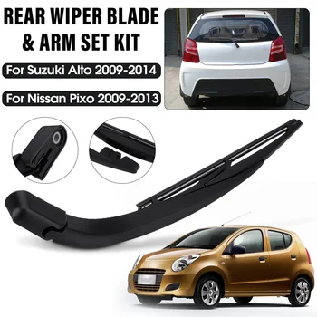 

2x Car Rear Windscreen Window Windshield Wiper Arm and Blade Set For Suzuki Alto 2009 - 2014 For Nissan Pixo 2009 2010 - 2013