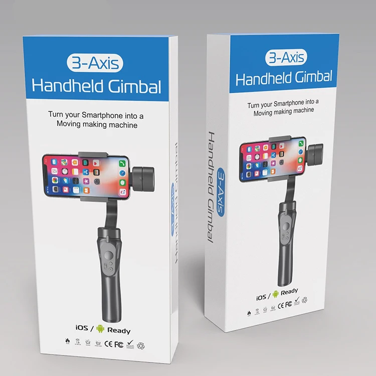 Гладкий стабилизатор для смартфона H4 держатель для рукоятки стабилизатор для iPhone XS XR X 8Plus 8 7P 7 samsung и экшн-камера