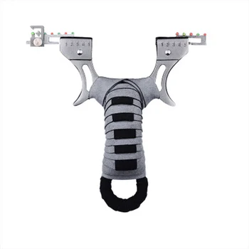 

Professional Aim Slingshot Hunting Stainless Steel Catapult High Quality Shooting Sling Shot Outdoor Sport with Flat Rubber Band