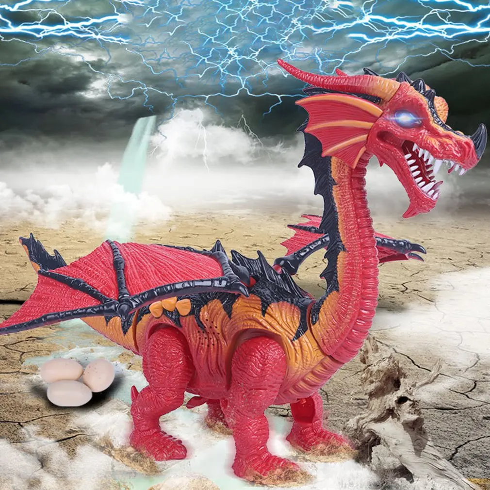 

Austrian Association Dinosaur 973 Single Head Basalt Dragon Dinosaur Electric Walking Story Telling Dinosaur Toy