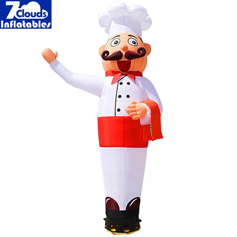 

3m/4m Air Dancers Sky Dancer Inflatable cook Man Puppet Wind Flying Promotional Balloons Advertising Wave