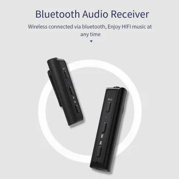 

Bluetooth 4.2 Receiver Pen Clip Headphone Adapter for iPhone Handfree Wireless Music Adapter for Wired Headsets for Xiaomi