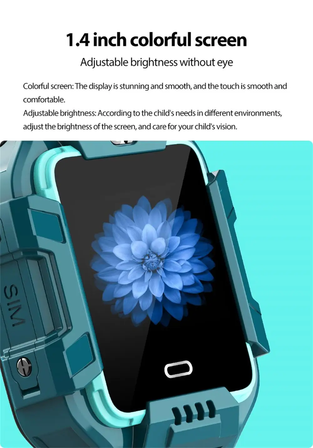 696 4G smartwatch телефон дети android ip68 Водонепроницаемый gps+ WiFi+ LBS расположение SIM Двойная камера вращение на 360 градусов умные часы