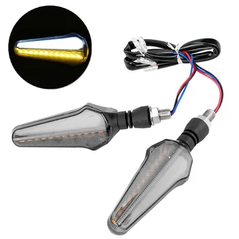 

Daytime running Turn signal lights Replacement 2pcs Motorcycle LED Brake