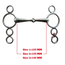 Нержавеющая сталь lgag бит, твердый шарнирный рот.(SBT0106