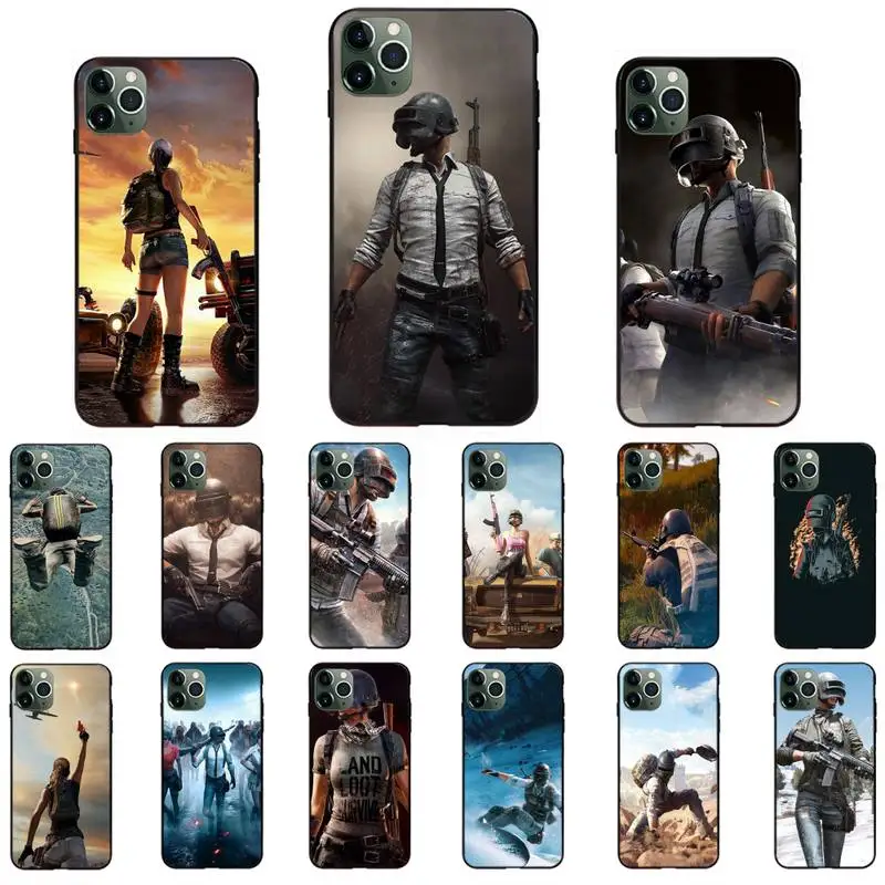 YNDFCNB pubg мягкий чехол для телефона с пользовательским фото iphone 13 8 7 6 6S Plus 5 5S SE 2020 11