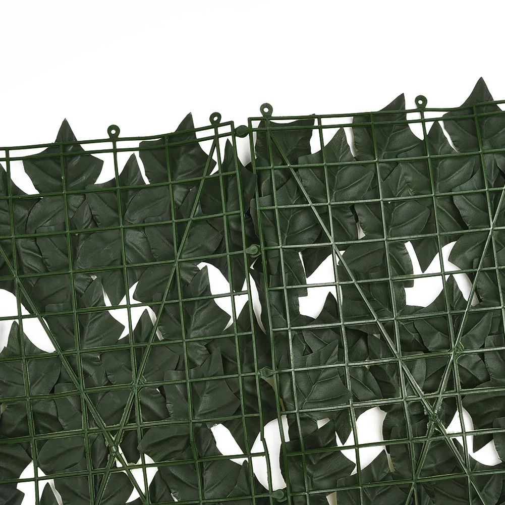 4PCS Artificial Hedge Panels Garden Fence Wall Landscaping Privacy Screen Mesh Trellis Home Outdoor Decor 25*50CM
