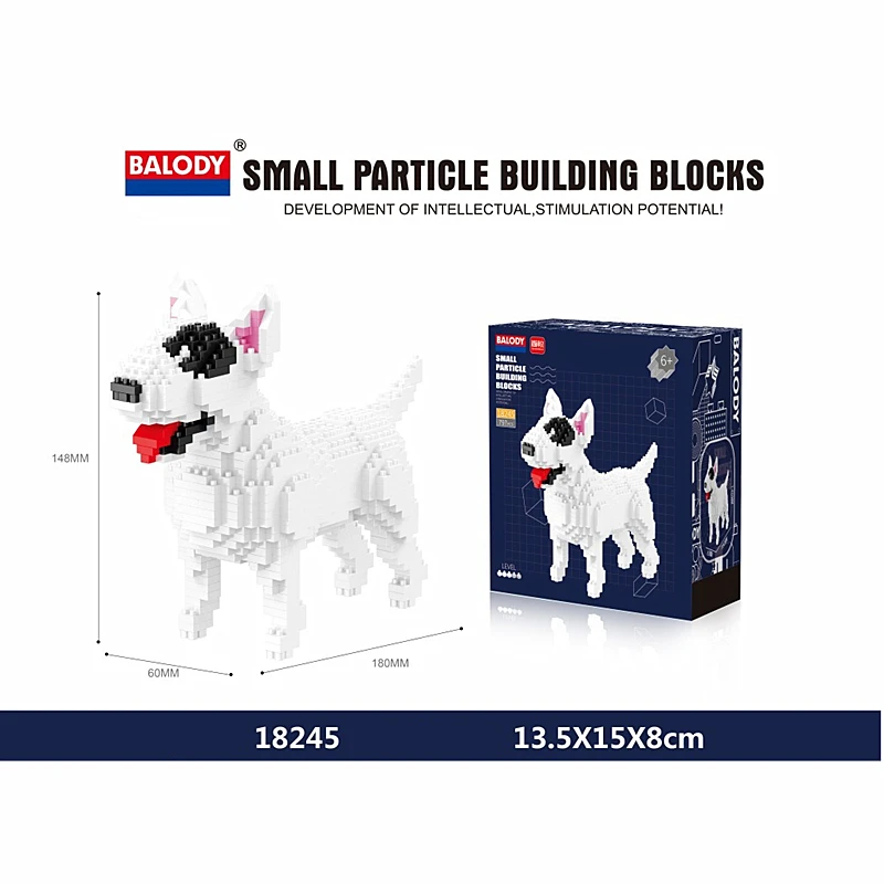 Balody 18244 Animal World Dachshund Dog Puppy Pet Doll 3D Model DIY Mini  Diamond Blocks Bricks Building Toy For Children No Box - AliExpress