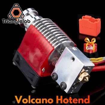Trianglelab V6 wulkan Hotend 12V 24V zdalne drukowanie Bowen j-head Hotend i uchwyt wentylatora chłodzącego dla E3D HOTEND dla PT100 tanie i dobre opinie DFORCE CN (pochodzenie) Gorąca końcówka Volcano hotend