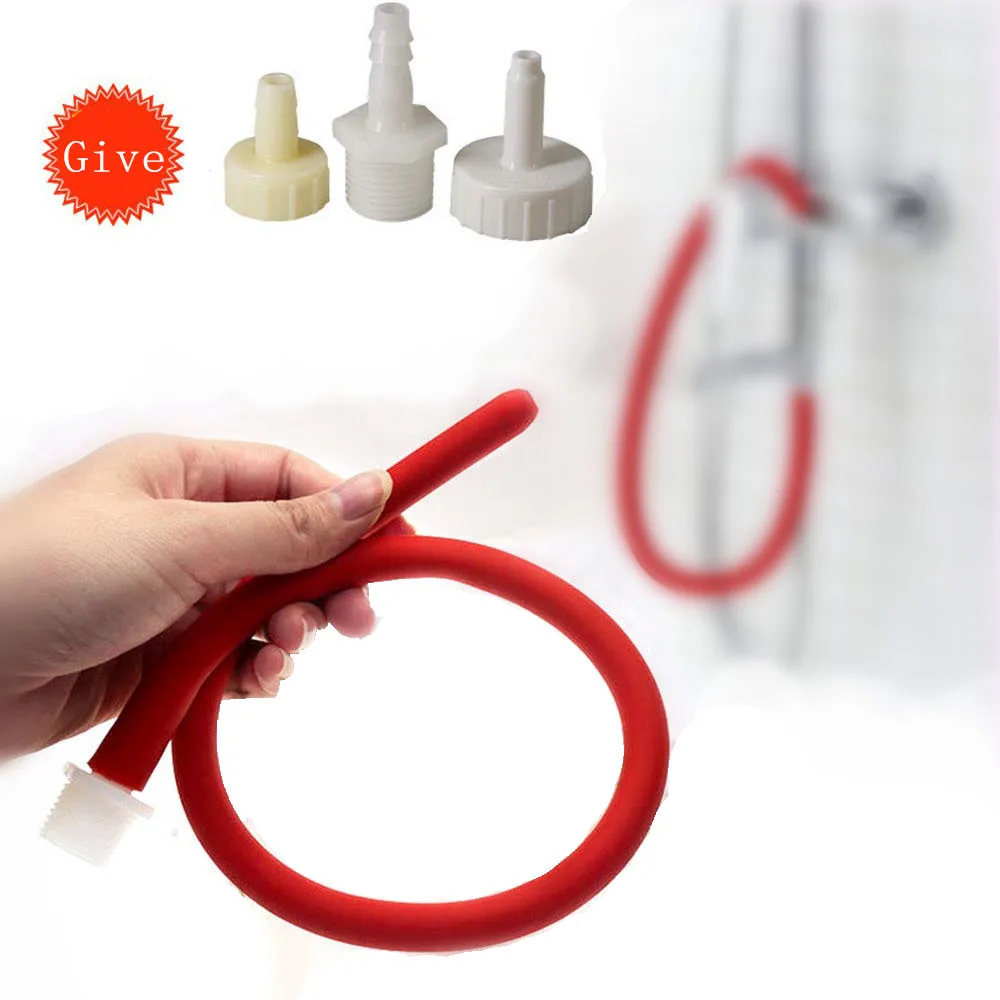 Silicone Enema Tube Douche Anal Cleaning Shower Nozzle Ass Washing Hemorrhoid Treatment Bathroom Sanitary Ware Suites Bidet Hose Silicone Enema Tube Douche Anal Cleaning Shower Nozzle Ass Washing Hemorrhoid Treatment Bathroom Sanitary Ware Suites Bidet Hose