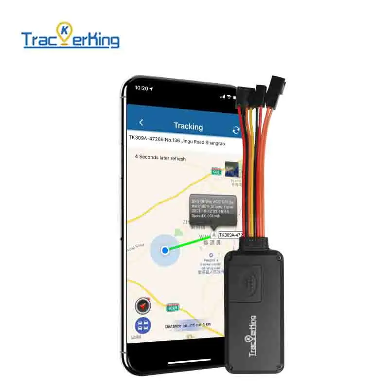 

Mini GPS Tracker G309 Car Motorcycle Vehicle ACC Iginition Detection Cut Off Oil Move Alarm Tracking Software