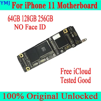 

Without Face ID Original For iPhone 11 Motherboard Unlocked iCloud, Full Function For iPhone 11 Logic Mainboard 64GB 128GB 256GB