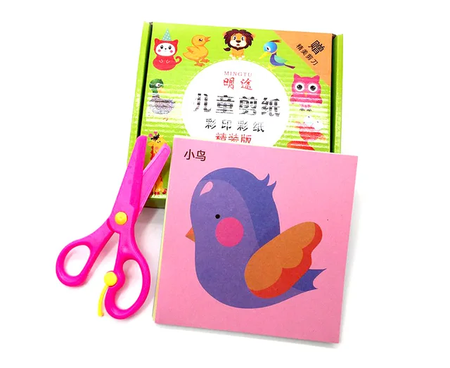 48pcs/set Handmade Paper Cut Book Craft Paper Children DIY Handmade Book Scrapbooking Paper Toys for Kids Learning Toys 2