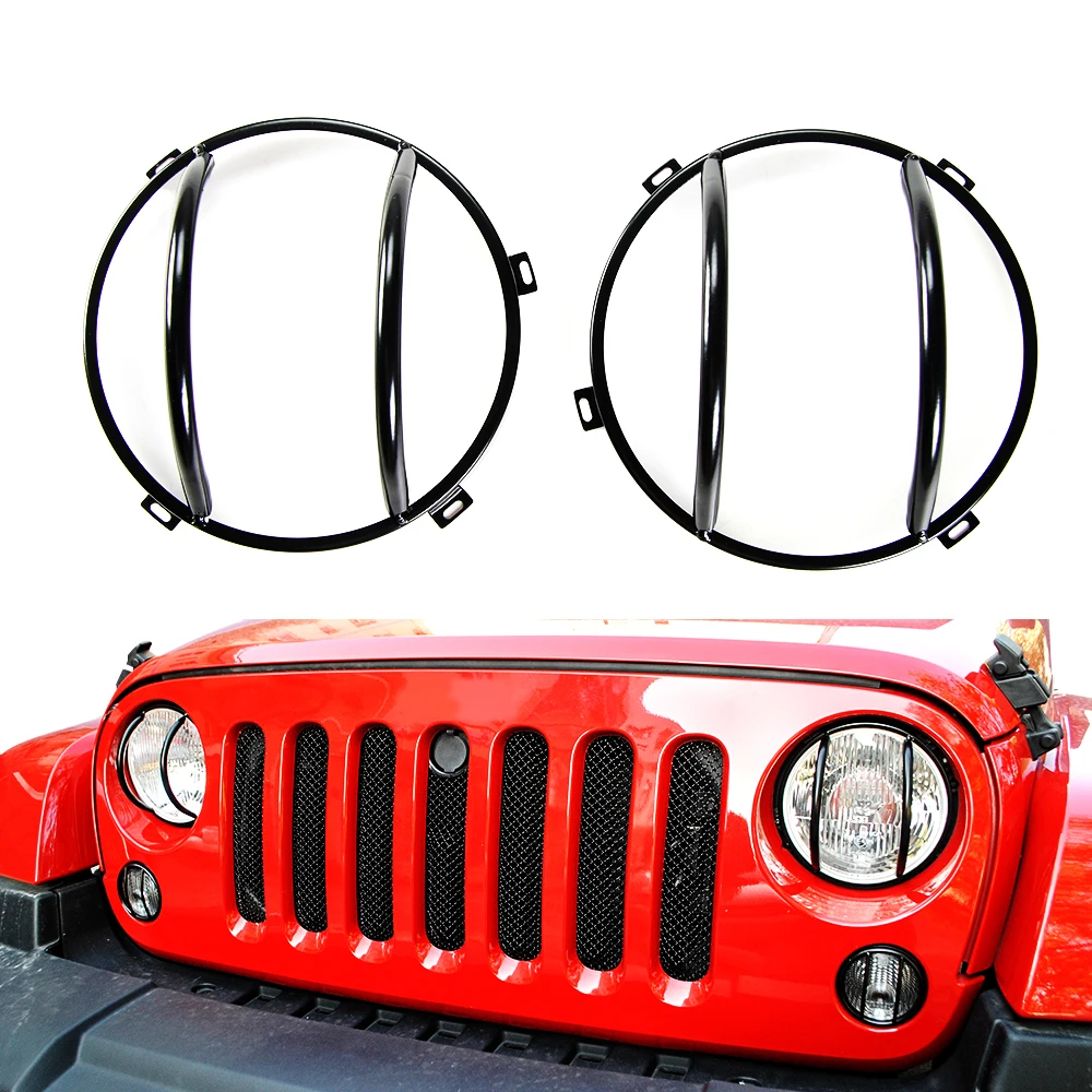 Колпаки SHINEKA для Jeep Wrangler JK 2007- автомобильный головной светильник задний фонарь сигнальный светильник Защитная крышка для Jeep Wrangler JK