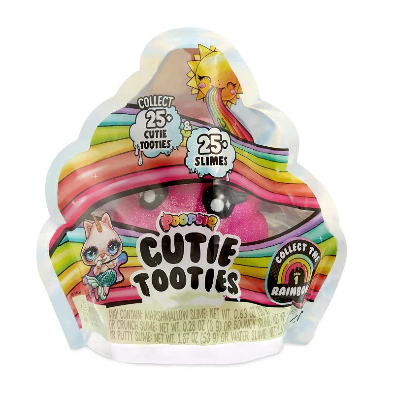 Новая декомпрессионная игрушка сжимающая музыкальная банка с единорогом сверкающий сплиттер Poopsie Slime unicorne мягкая рельефная игрушка для снятия стресса