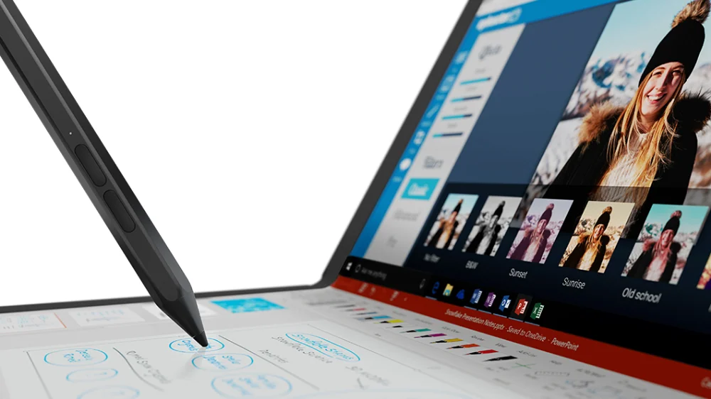 World's First Foldable PC Lenovo ThinkPad X1 Fold Laptop+Tablet 13.3 Inch 2048x1536 OLED Touch i5-L16G7 Type-C WiFi 6 5G WiFi