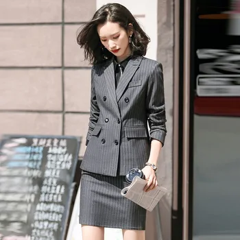 

Gdx136 Occupation Suit Female 2020 Temperament Goddess Fan Suit Positive Pack Suit Positive Pack