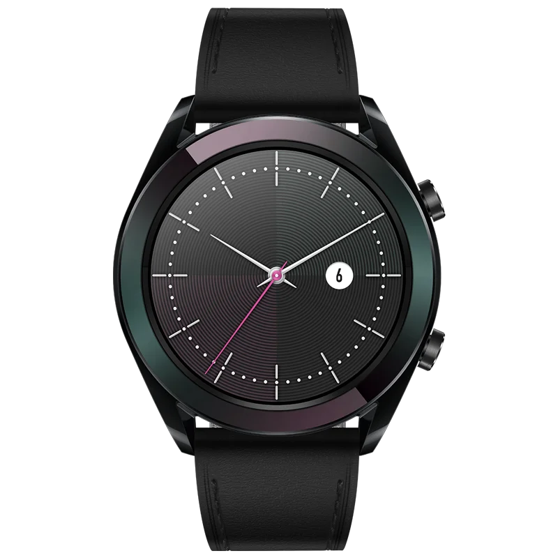 Huawei Watch GT Смарт часы Поддержка gps NFC 14 дней Срок службы батареи 5 атм водонепроницаемый телефонный Звонок трекер сердечного ритма для Android iOS промо-код newyear1200 / newyear600 - Цвет: CN 42mm Black