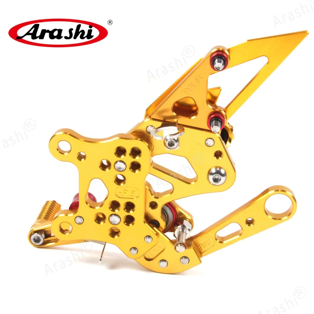 Arashi 1 Набор ЧПУ Регулируемые подножки для APRILIA RSV4 R 2009 2010 2011 2012 подножки Rider Rearset подножки RSV4