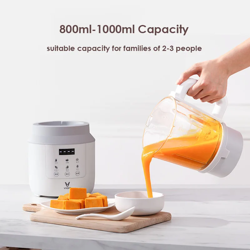 1000ML Multi-Functional Food Blender Household Kitchen Food Processor 600W Mute Juice Maker Desktop Juicer Soymilk Machine