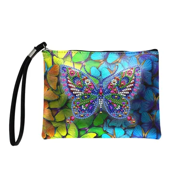 

Butterflies Flowers Special Drills Handbag Woman Bag Diamond Painting Kits Art Craft for Wedding Party