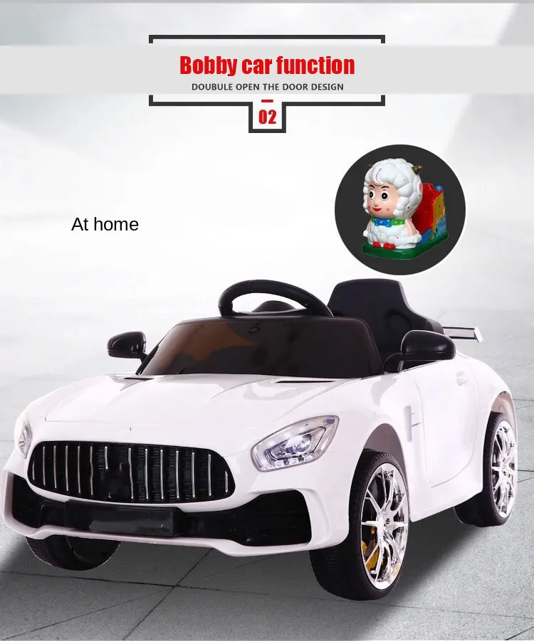 Ride-on AMG GT bobby car (silver-coloured, BIG), Ride-on car, Children's  cars, Children