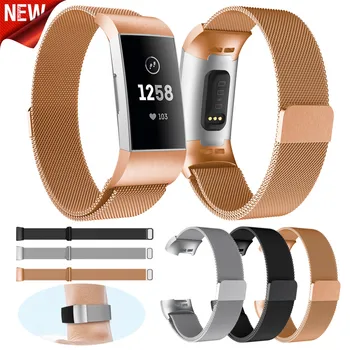

For Fitbit Charge 3 Smart Bracelet Strap Milanese Stainless Steel Watch Band Strap Bracelet For Fitbit Charge 3 Drop shipping